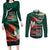 Bangladesh Victory Day Personalized Couples Matching Long Sleeve Bodycon Dress and Long Sleeve Button Shirt Since 1971 with Flag Art LT9 - Wonder Print Shop