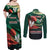 Bangladesh Victory Day Personalized Couples Matching Off Shoulder Maxi Dress and Long Sleeve Button Shirt Since 1971 with Flag Art LT9 - Wonder Print Shop