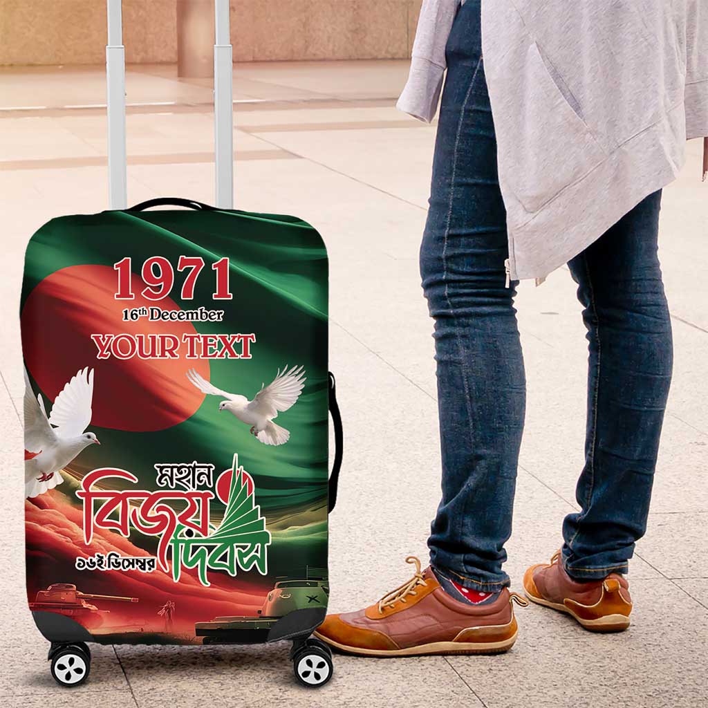 Bangladesh Victory Day Personalized Luggage Cover Since 1971 with Flag Art