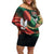 Bangladesh Victory Day Personalized Off Shoulder Short Dress Since 1971 with Flag Art - Wonder Print Shop