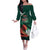 Bangladesh Victory Day Personalized Off The Shoulder Long Sleeve Dress Since 1971 with Flag Art - Wonder Print Shop