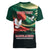 Bangladesh Victory Day Personalized Women V-Neck T-Shirt Since 1971 with Flag Art