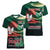 Bangladesh Victory Day Personalized Women V-Neck T-Shirt Since 1971 with Flag Art