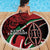 Happy Jamhuri Day Kenya Beach Blanket Kenyan Lion and Maasai Shield LT9 - Wonder Print Shop