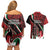 Happy Jamhuri Day Kenya Couples Matching Off Shoulder Short Dress and Hawaiian Shirt Kenyan Lion and Maasai Shield LT9 - Wonder Print Shop