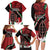 Happy Jamhuri Day Kenya Family Matching Long Sleeve Bodycon Dress and Hawaiian Shirt Kenyan Lion and Maasai Shield LT9 - Wonder Print Shop