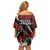 Happy Jamhuri Day Kenya Family Matching Off Shoulder Short Dress and Hawaiian Shirt Kenyan Lion and Maasai Shield LT9 - Wonder Print Shop