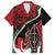 Happy Jamhuri Day Kenya Family Matching Puletasi and Hawaiian Shirt Kenyan Lion and Maasai Shield - Wonder Print Shop