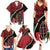 Happy Jamhuri Day Kenya Family Matching Summer Maxi Dress and Hawaiian Shirt Kenyan Lion and Maasai Shield - Wonder Print Shop