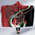 Happy Jamhuri Day Kenya Hooded Blanket Kenyan Lion and Maasai Shield