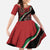 Happy Jamhuri Day Kenya Kid Short Sleeve Dress Kenyan Lion and Maasai Shield - Wonder Print Shop