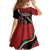 Happy Jamhuri Day Kenya Kid Short Sleeve Dress Kenyan Lion and Maasai Shield - Wonder Print Shop