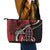 Happy Jamhuri Day Kenya Leather Tote Bag Kenyan Lion and Maasai Shield - Wonder Print Shop