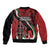 Happy Jamhuri Day Kenya Sleeve Zip Bomber Jacket Kenyan Lion and Maasai Shield - Wonder Print Shop