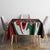 Happy Jamhuri Day Kenya Tablecloth Kenyan Lion and Maasai Shield - Wonder Print Shop