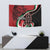 Happy Jamhuri Day Kenya Tapestry Kenyan Lion and Maasai Shield