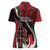 Happy Jamhuri Day Kenya Women Polo Shirt Kenyan Lion and Maasai Shield - Wonder Print Shop