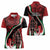 Happy Jamhuri Day Kenya Women Polo Shirt Kenyan Lion and Maasai Shield - Wonder Print Shop