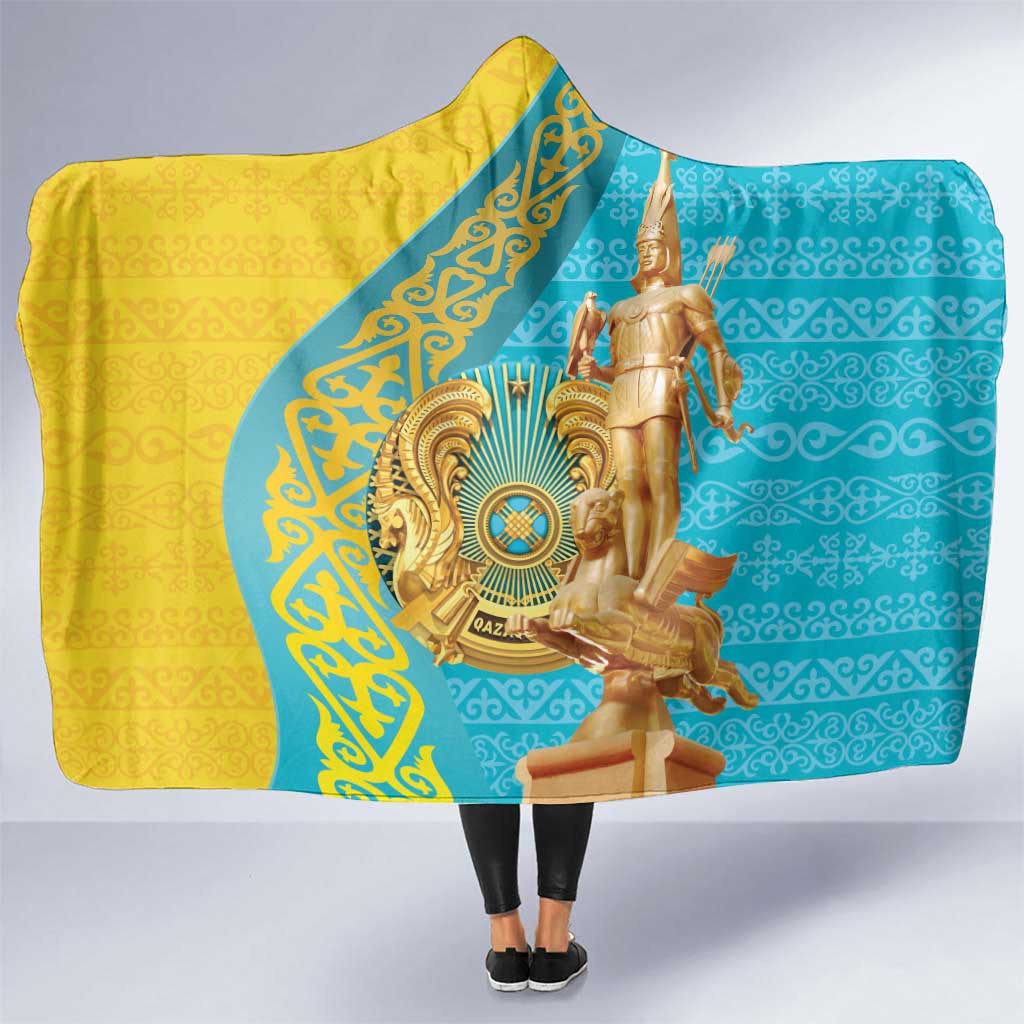 Issyk Mystery Kazakhstan Golden Man Hooded Blanket