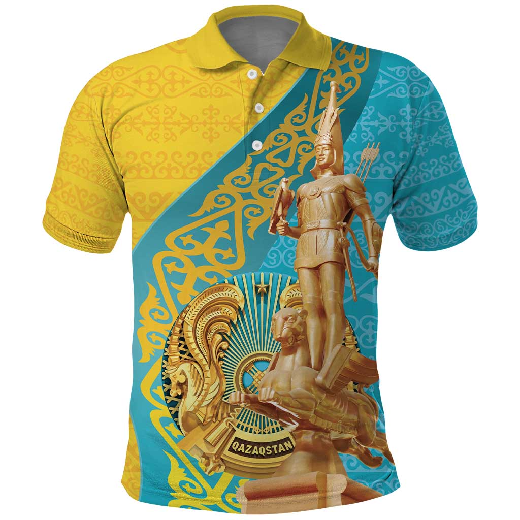 Issyk Mystery Kazakhstan Golden Man Polo Shirt