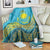 Kazakhstan Independence Day Personalized Blanket 16 December with Kazakh Pattern