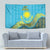 Kazakhstan Independence Day Personalized Tapestry 16 December with Kazakh Pattern