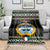 Kuwait Hawk of Quraish With Al Sadu Pattern Personalized Blanket