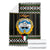 Kuwait Hawk of Quraish With Al Sadu Pattern Personalized Blanket