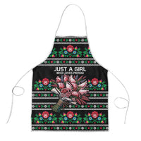 Pink Pierogi Flowers Over Dumplings Apron