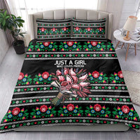Pink Pierogi Flowers Over Dumplings Bedding Set