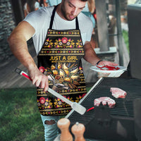 Gold Pierogi Flowers Over Dumplings Apron
