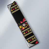 Gold Pierogi Flowers Over Dumplings Auto Sun Shade