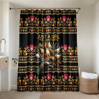 Gold Pierogi Flowers Over Dumplings Bathroom Set