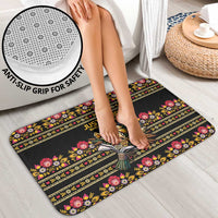 Gold Pierogi Flowers Over Dumplings Bathroom Set