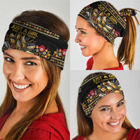 Gold Pierogi Flowers Over Dumplings Neck Gaiter