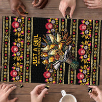 Gold Pierogi Flowers Over Dumplings Puzzle