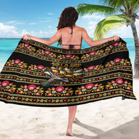 Gold Pierogi Flowers Over Dumplings Sarong