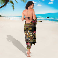 Gold Pierogi Flowers Over Dumplings Sarong