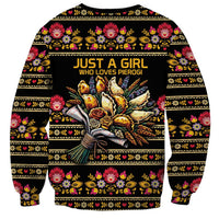 Gold Pierogi Flowers Over Dumplings Sweatshirt