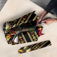 Gold Pierogi Flowers Over Dumplings Umbrella