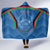 Custom Afghanistan Cricket Hooded Blanket Afghan Coat Of Arm with Special Flag