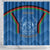 Custom Afghanistan Cricket Shower Curtain Afghan Coat Of Arm with Special Flag