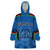 Custom Afghanistan Cricket Wearable Blanket Hoodie Afghan Coat Of Arm with Special Flag - Wonder Print Shop