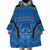 Custom Afghanistan Cricket Wearable Blanket Hoodie Afghan Coat Of Arm with Special Flag - Wonder Print Shop