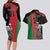 Custom Afghanistan Cricket Couples Matching Long Sleeve Bodycon Dress and Hawaiian Shirt Sporty Version LT9 - Wonder Print Shop