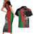 Custom Afghanistan Cricket Couples Matching Short Sleeve Bodycon Dress and Hawaiian Shirt Sporty Version LT9 - Wonder Print Shop