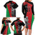 Custom Afghanistan Cricket Family Matching Long Sleeve Bodycon Dress and Hawaiian Shirt Sporty Version LT9 - Wonder Print Shop