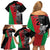 Custom Afghanistan Cricket Family Matching Off Shoulder Short Dress and Hawaiian Shirt Sporty Version LT9 - Wonder Print Shop