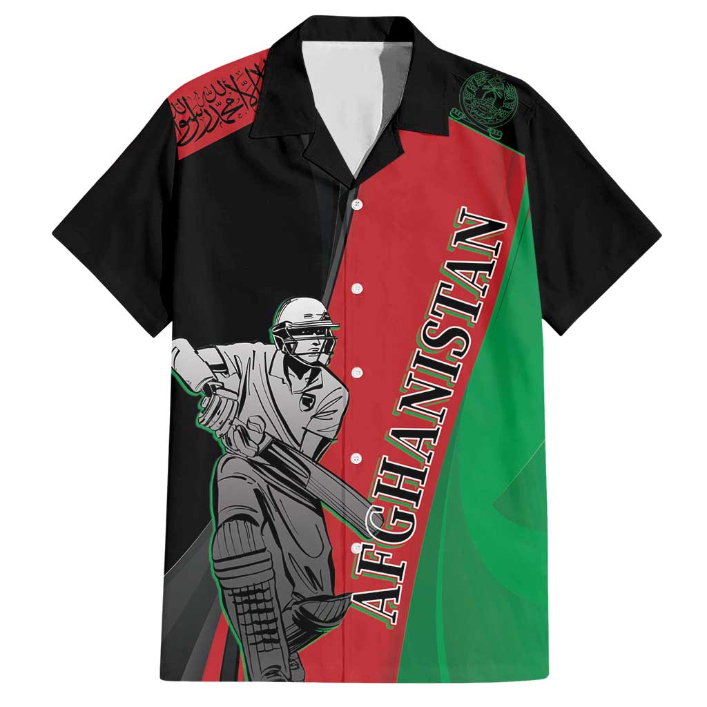 Custom Afghanistan Cricket Hawaiian Shirt Sporty Version - Wonder Print Shop