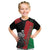 Custom Afghanistan Cricket Kid T Shirt Sporty Version - Wonder Print Shop